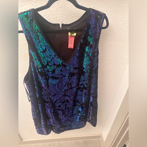 Sequin V-Neck Dress - Picture 3 of 7